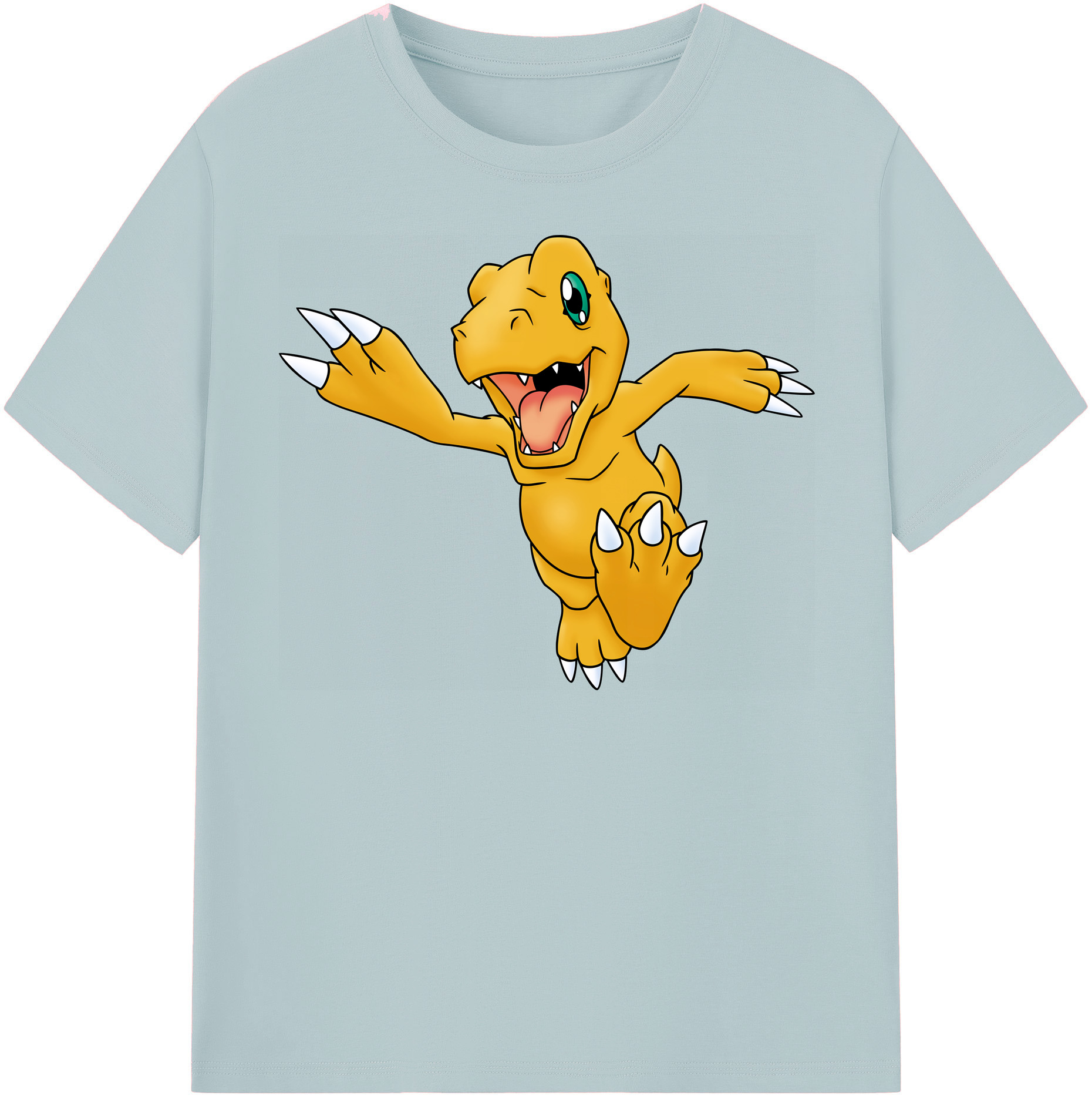 （画像用） Digimon デジタルモンスター/デジモン 綿100％半袖Tシャツ（フロントプリント）